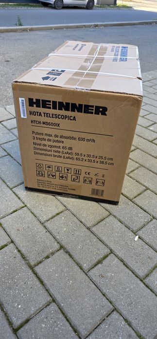 Vand hota incorporabila Heinner Inox - noua.sigilata,garanție