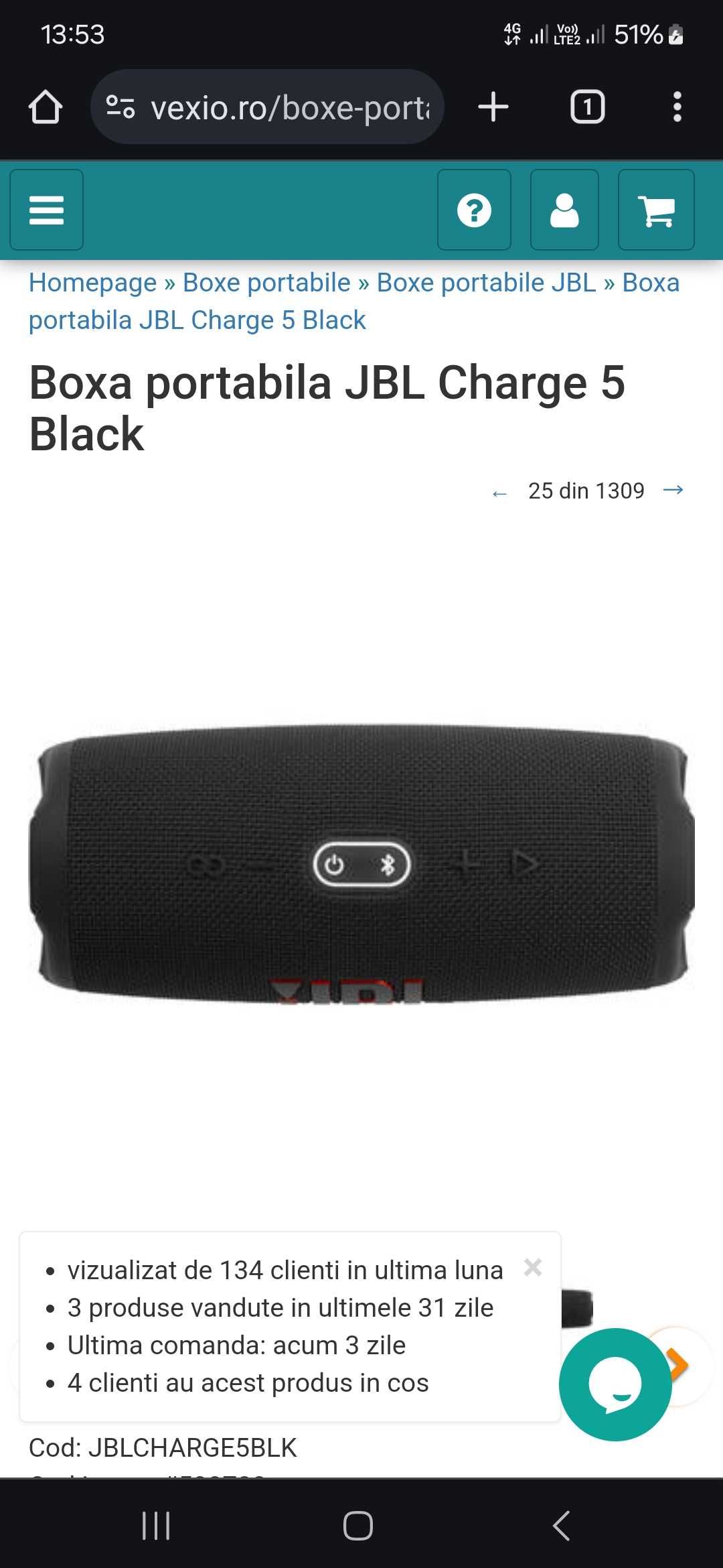 Boxa JBL Charge 5