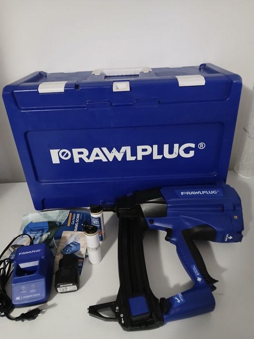 Pistol de bătut cuie pe gaz în beton și oțel RAWLPLUG R-SC40ii, ca NOU
