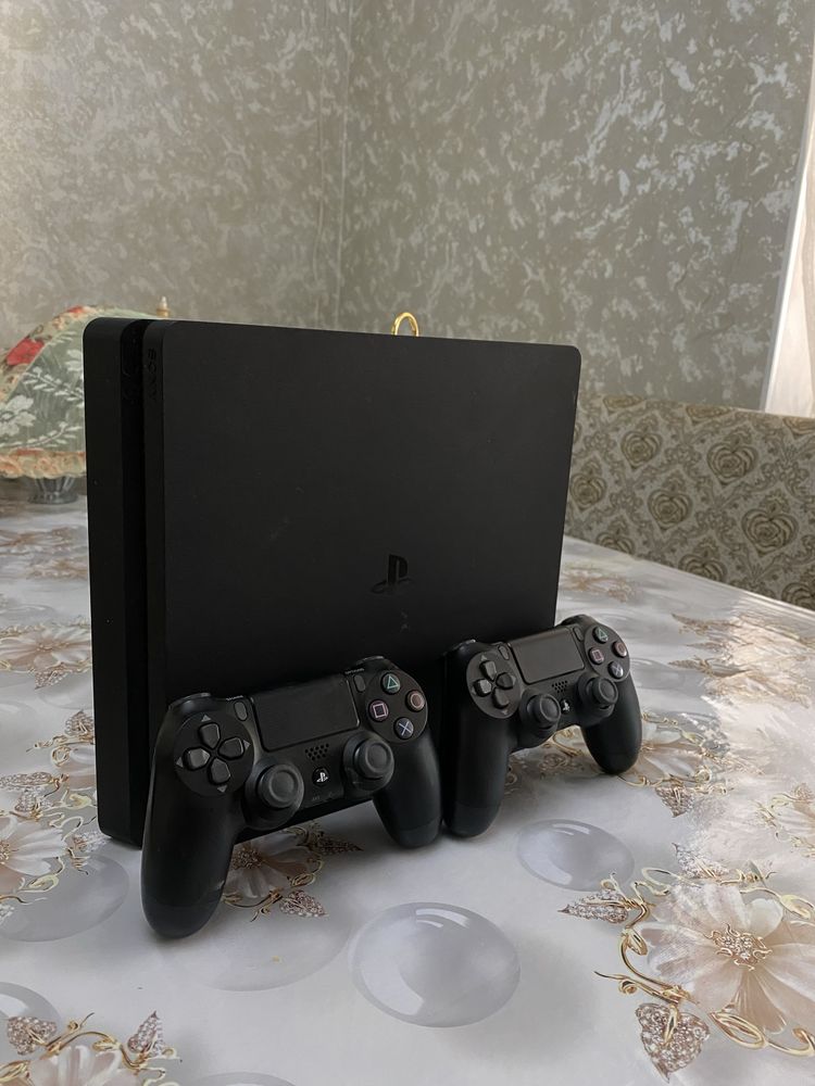 Playstation 4 slim Фифа 24 2шт джостик ps 4 пс 4 плейстейшен 4 слим