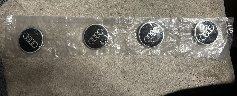 Capace jante Audi 60mm – cod 81A601170A – noi – set 4 buc