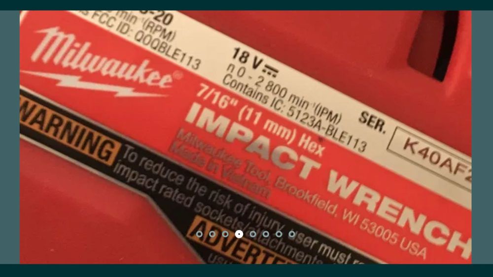 scule milwaukee impact hex 7/16  bosch taietor makita