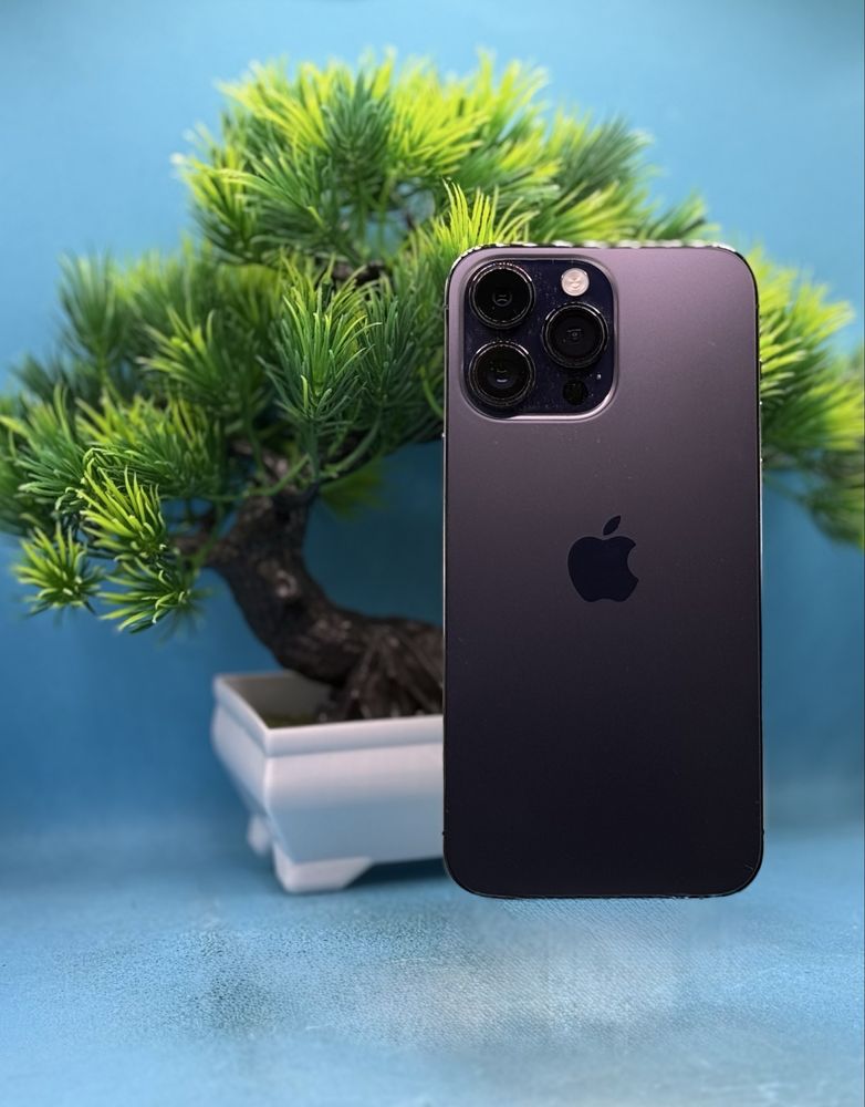 Перфектен!!! Apple iPhone 14 Pro Max, 128GB, 6GB RAM, 5G, Deep Purple
