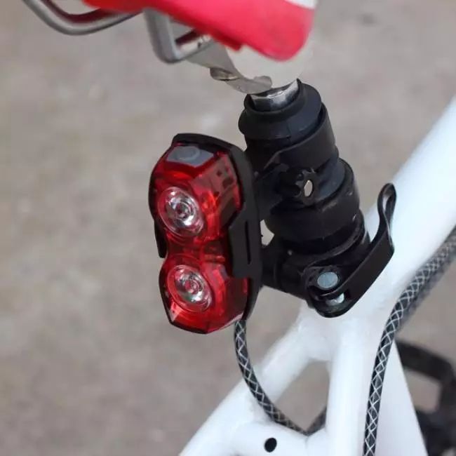 Raypal stop bicicleta super luminos 2 led baterii AAA