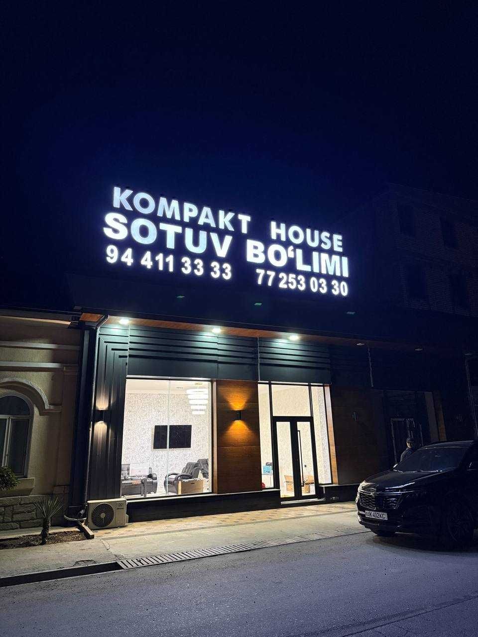 100% pishgan g'ishtdan qurilgan uylar Kompak Houseda