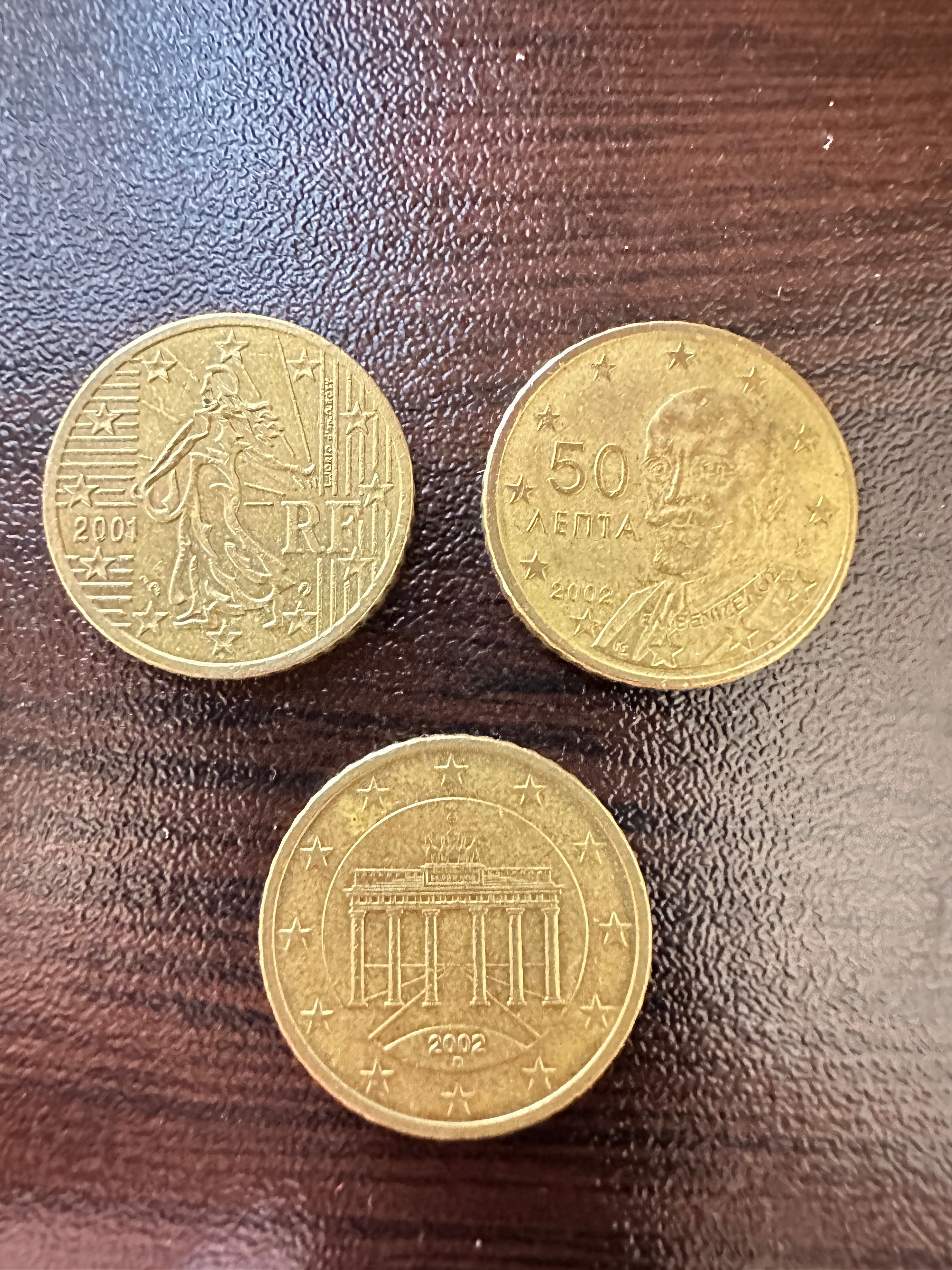 Продавам колекционерски монети 50 евро цент