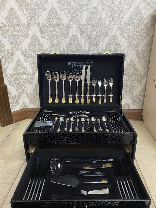 Набор столовых приборов Zepter НА 12 ПЕРСОН 86 ПРЕДМЕТОВ ГЕРМАНИЯ