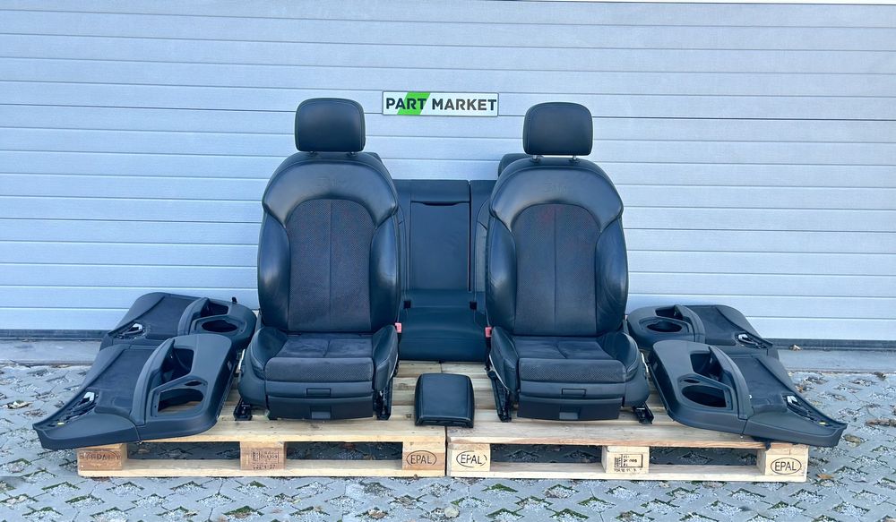 Салон AUDI A7 C7 4G S Line Кожа с Алкантара