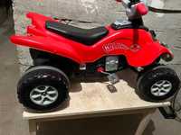 Atv rosu cu pedale Galaxy Red