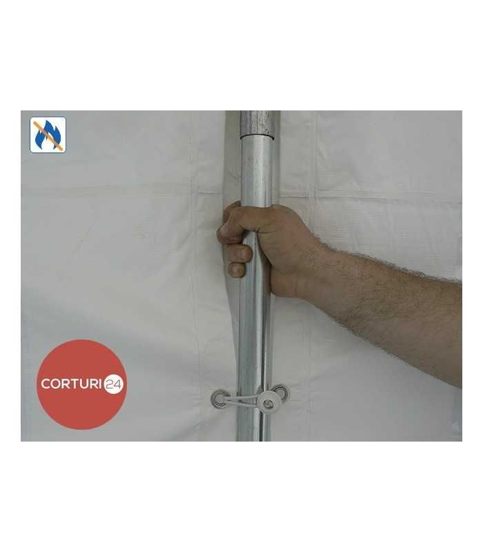 Cort Evenimente PROFESSIONAL XXL, PVC alb 8X10 m, CORTURI24.RO