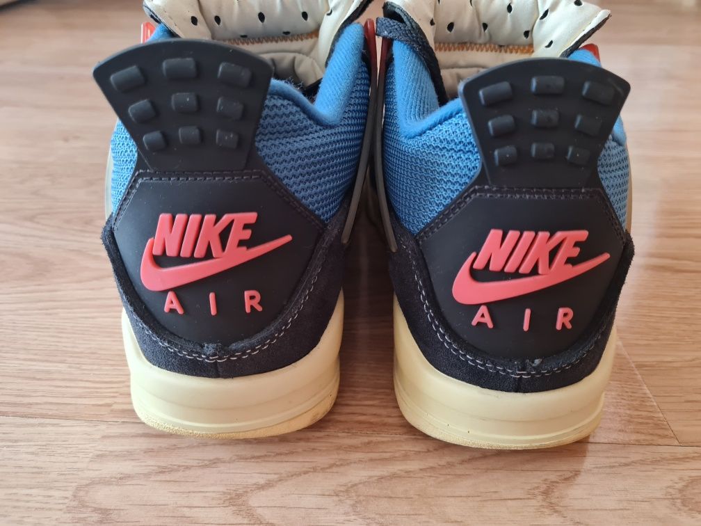 Sneakers Jordan 4 retro Union off noir originali 46