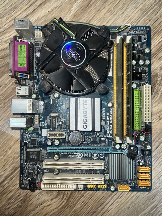 Gigabyte g41 + процессор