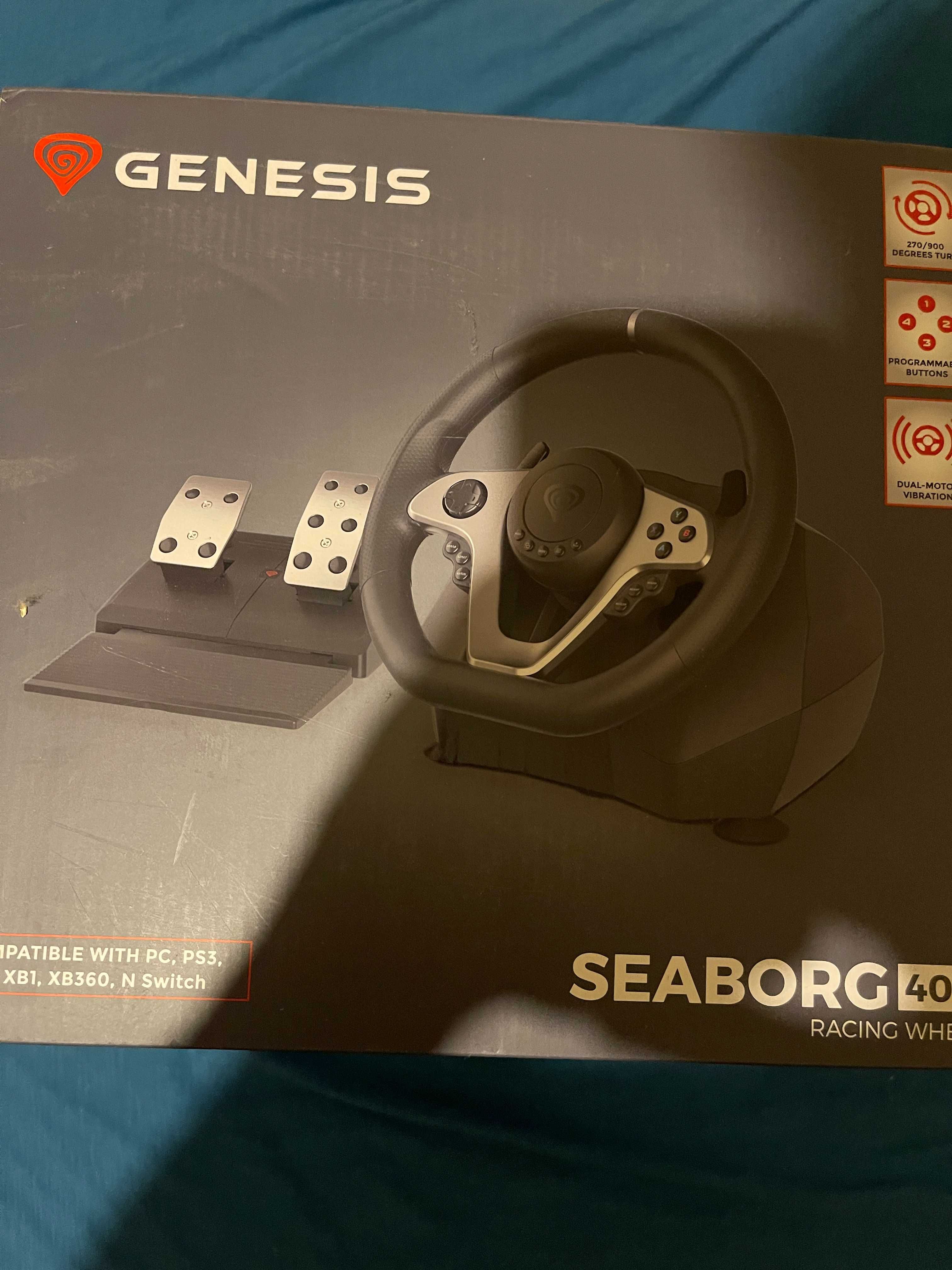 Геймърски волан с педали Genesis Seaborg 400