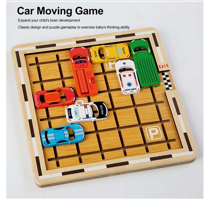 Деревянные Пазлы игрушки модель автомобиля лабиринт парковка