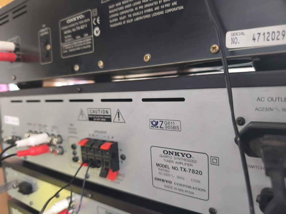 Onkyo TX-7820 și TA-6211 ,, atenție provin din linii diferite ''