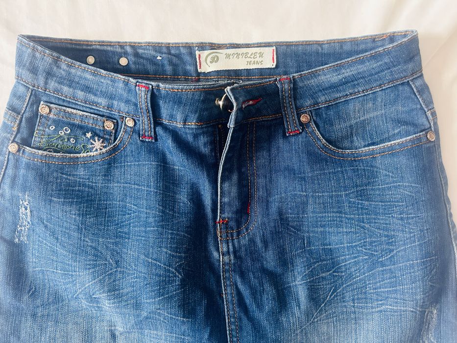 Fusta scurta denim 38