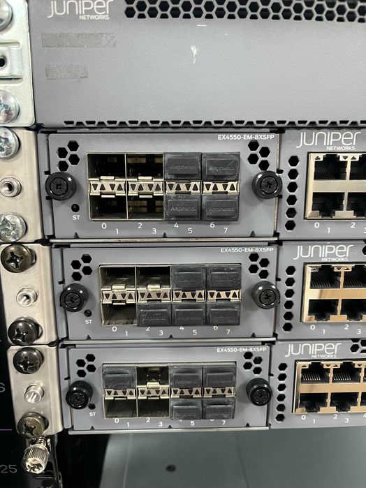 Juniper Switch EX2200 / EX3400 / EX4550 / EX2300 / EX4550 и SRX340