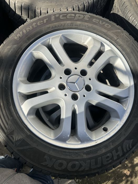 Джанти с зимни гуми за мерцедес 18/19