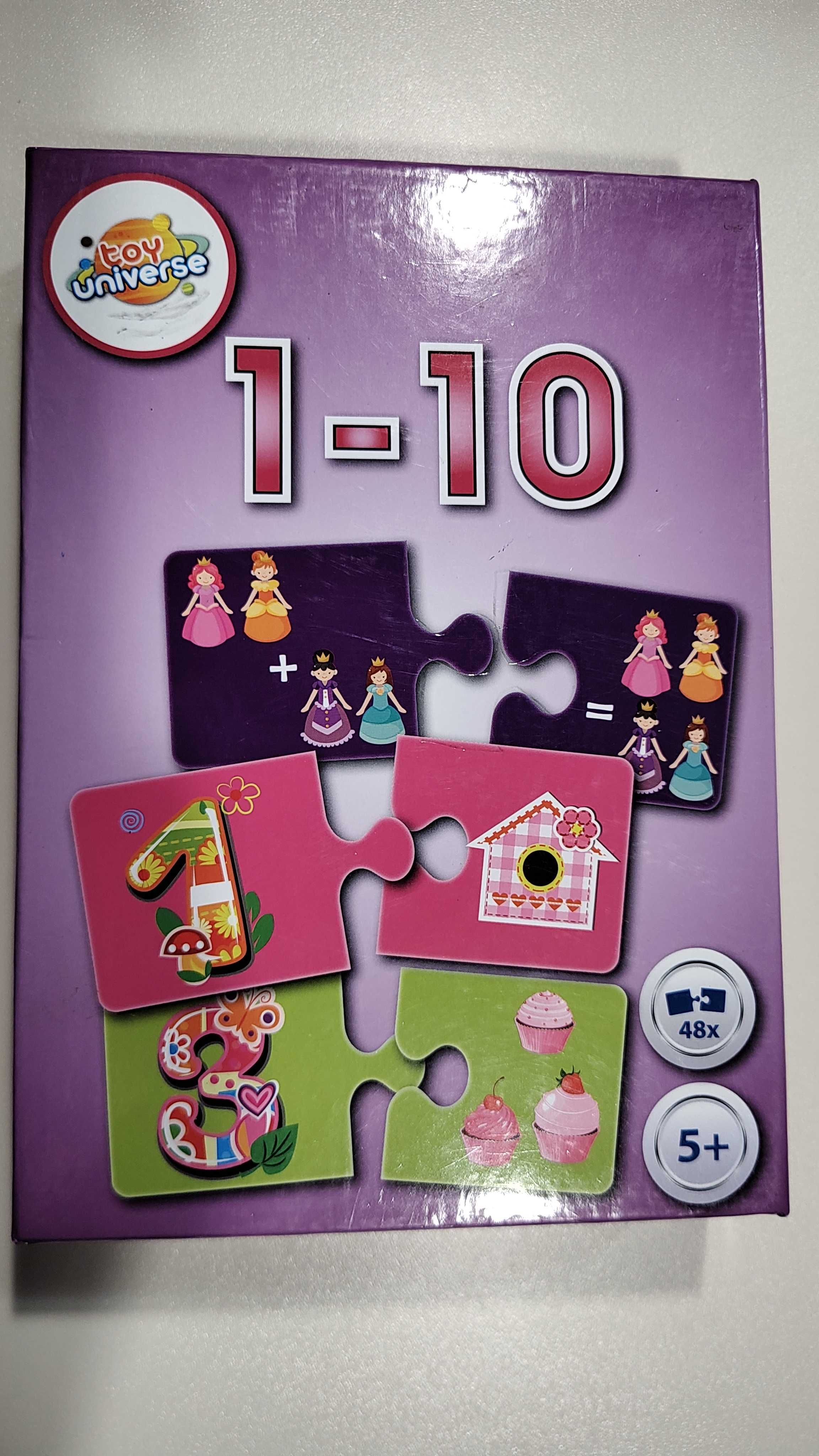 Joc tip puzzle adunare numere copii 5+