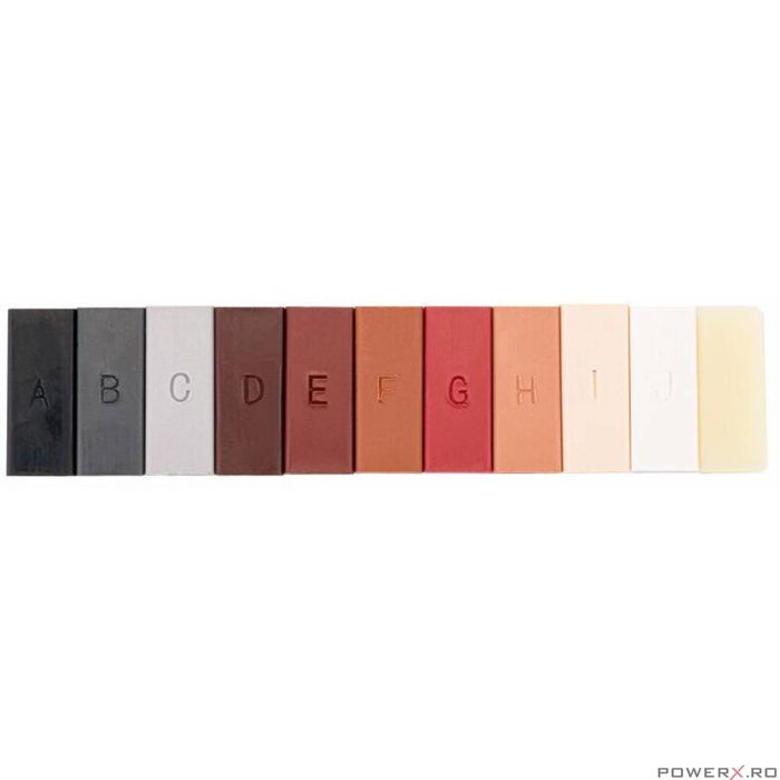 Dispozitiv pentru reparatie lemn, set 19 elemente, Powermat