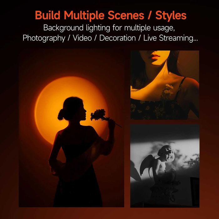 PHOTOOLEX Led RGB Spotlight — Фонарь Flashlight