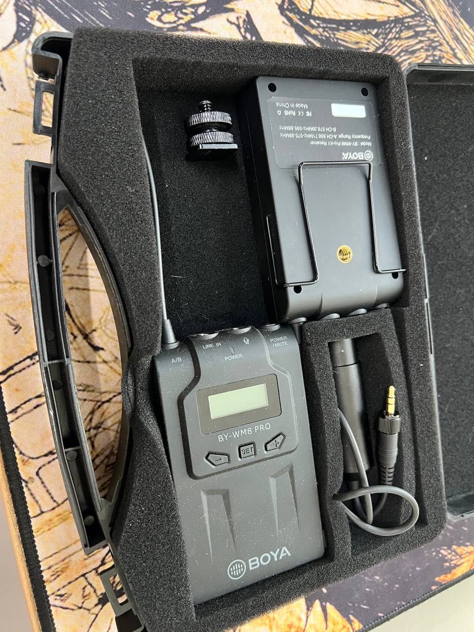 Boya WH-M 8 pro kit Mikrofoni bilan