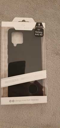 Husa silicon Samsung Galaxy A42 5G- transparenta si neagra