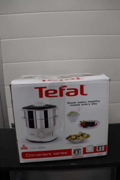 Уред за готвене на пара Tefal VC145130, 900W, 6 л, 60-минутен таймер
