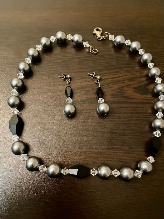 Swarovski elements -колие и обици