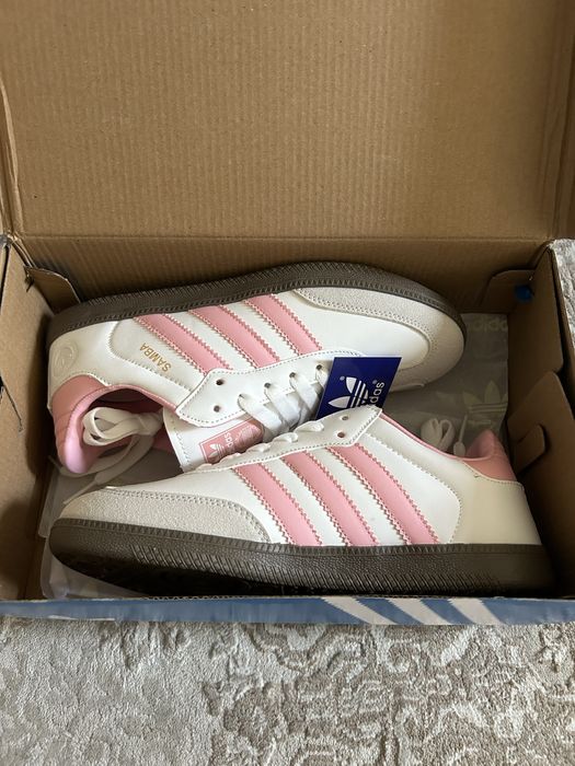 Adidas Samba, кроссовки, розовые, размер 38
