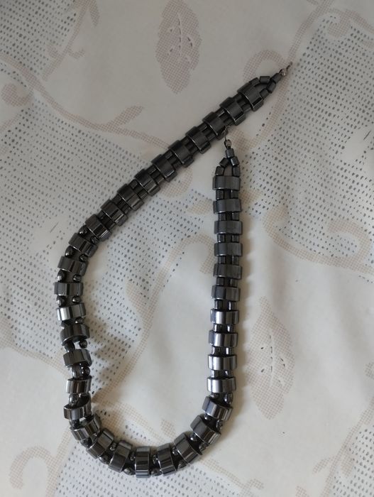 Гематитовые бусы на поделки
