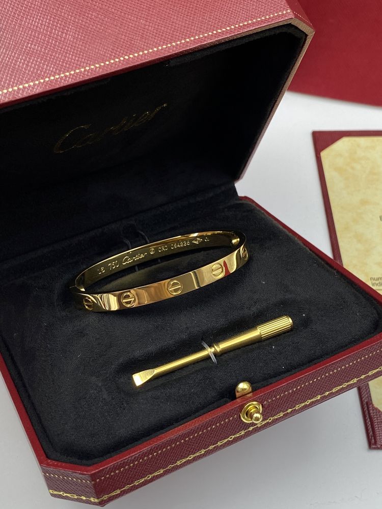 Brățară model Cartier LOVE 16 Gold 750