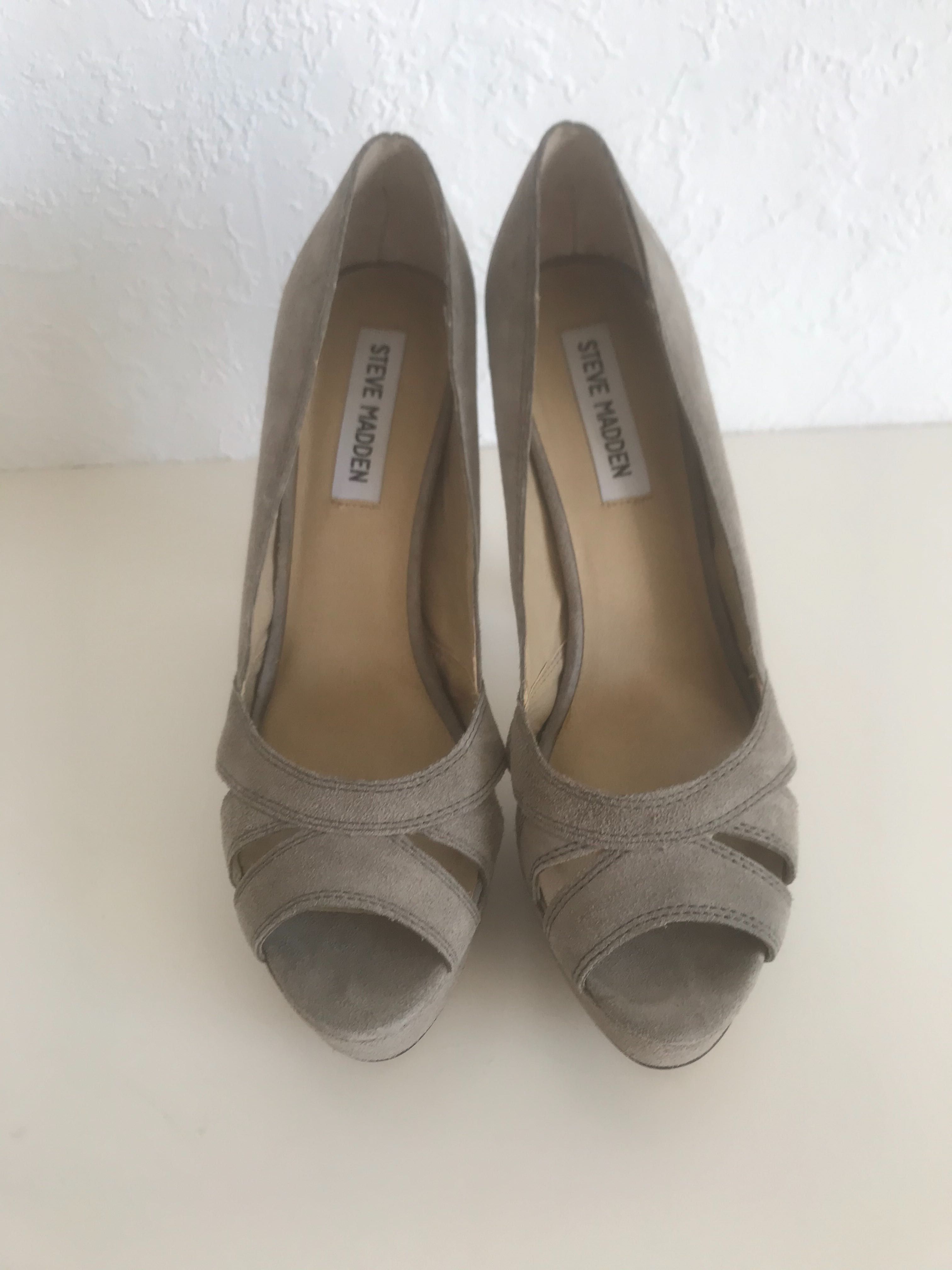 Pantofi ,  High heels Steve Maden, piele intoarsa, noi, 39