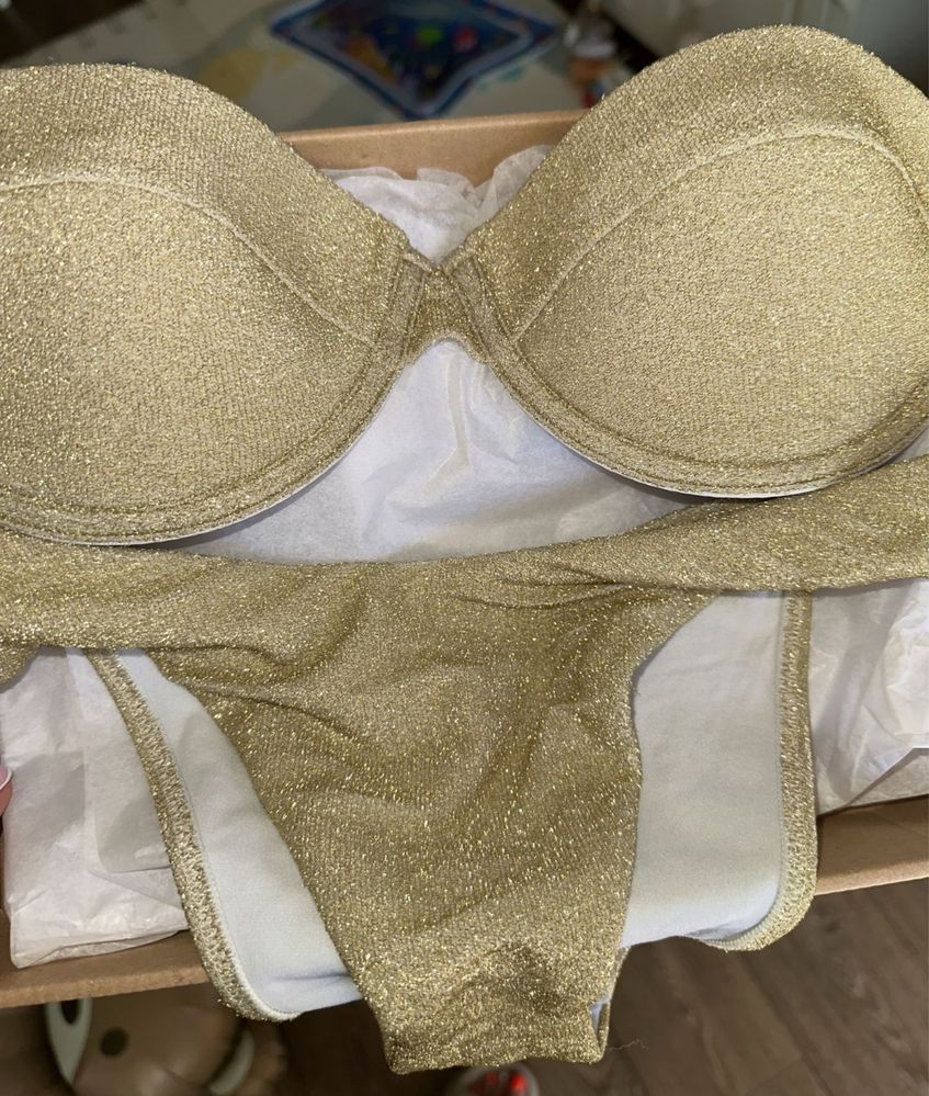 Златист бански La Vela beachwear