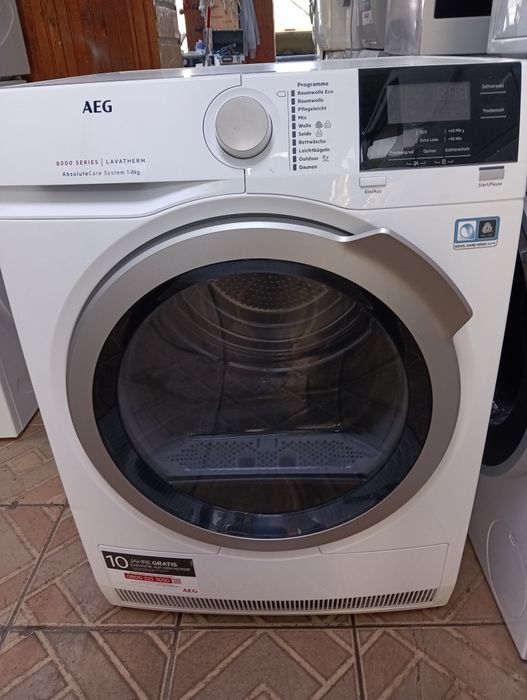 Сушилня с термопомпа Аег Aeg Series 8000 А+++ 8кг 2 години гаранция!
