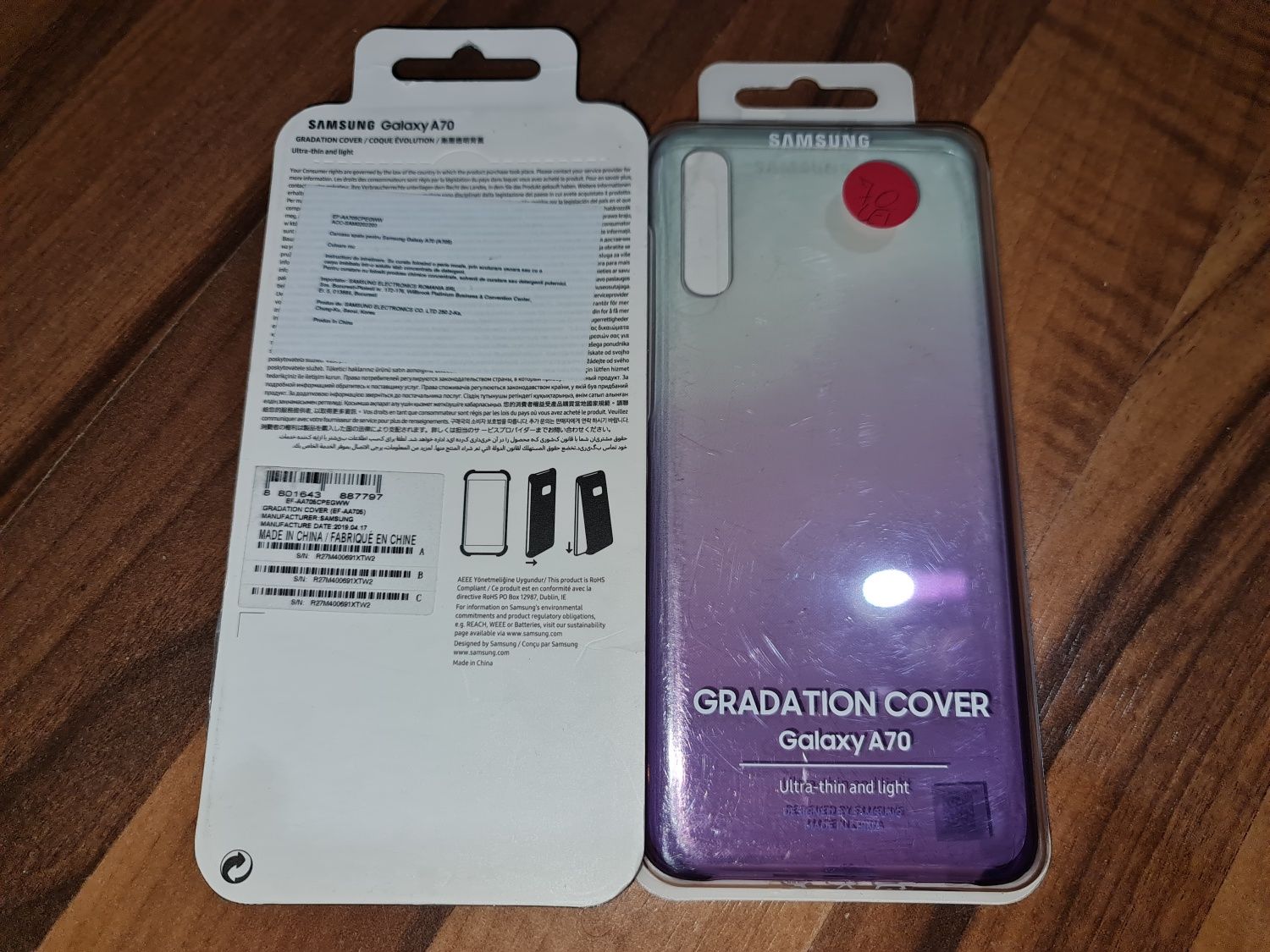 Husa originala Samsung Gradation Cover Galaxy A70 A705