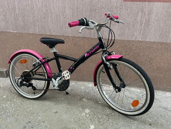 Детски велосипед 20 цола Btwin за момиче