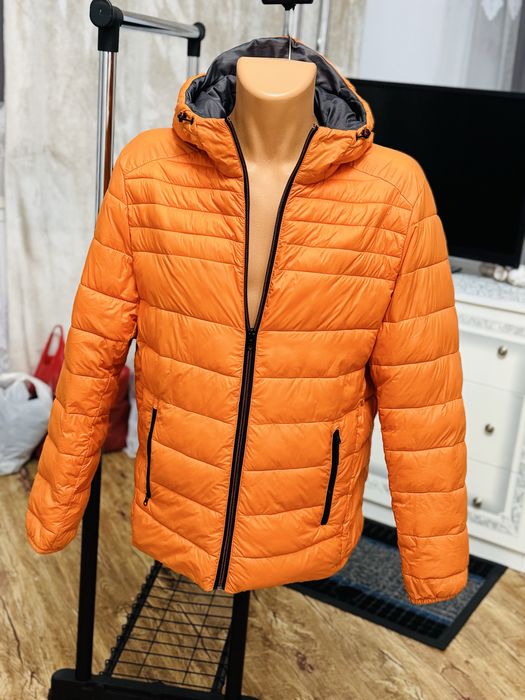 Geacă de barbați portocalie TOMMY HILFIGER