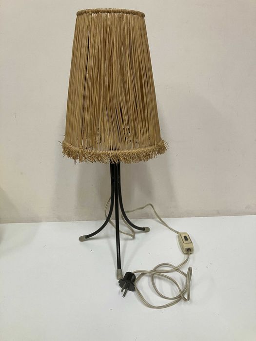 Нощна лампа от ковано желязо - ретро, винтидж стил - работеща