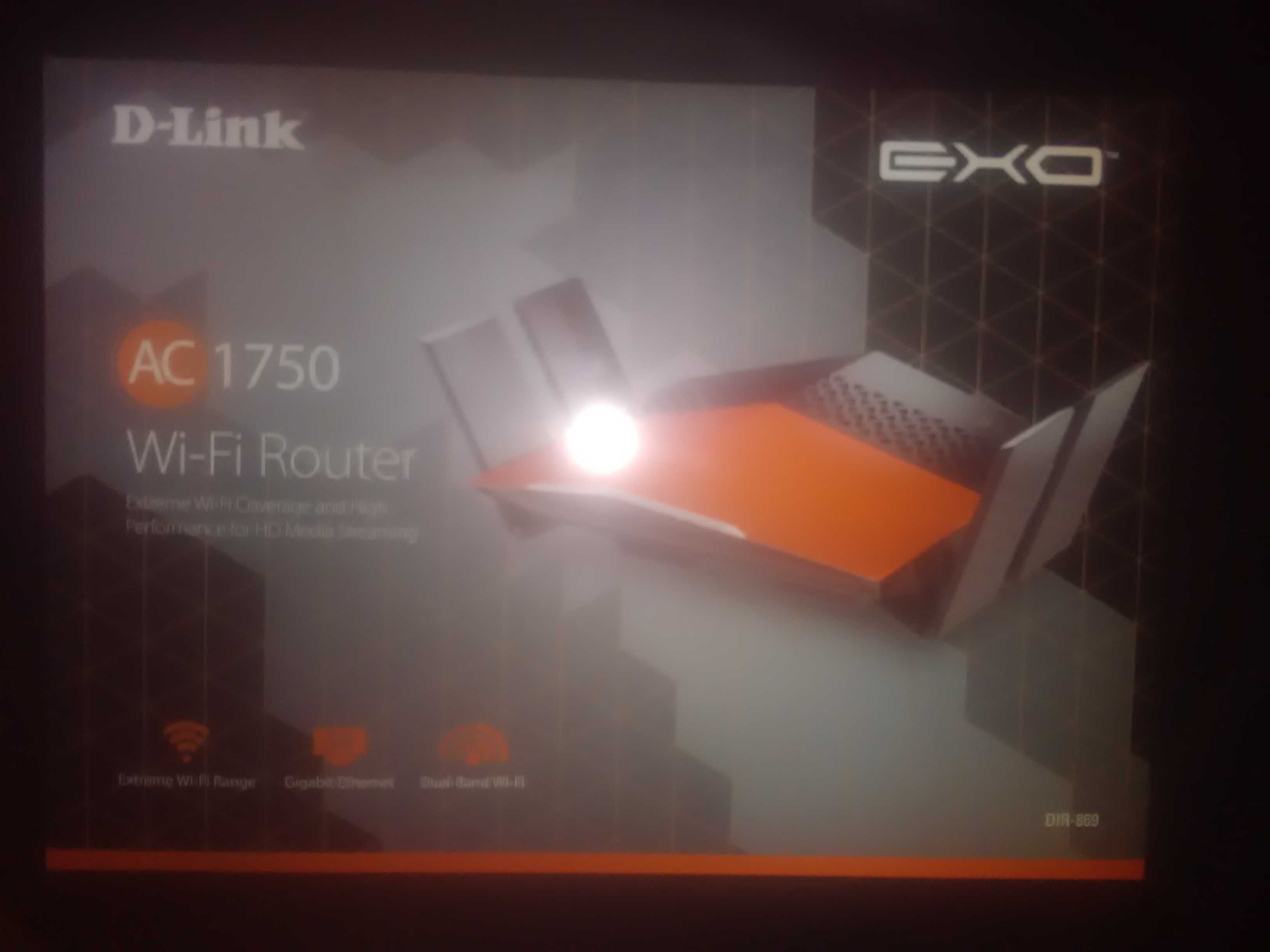 Продавам НОВ D-Link DIR-869 EXO AC-1750 Dualband Gigabit Cloud Router