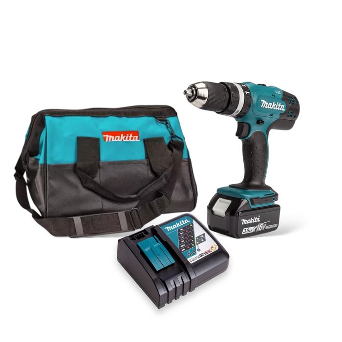 Комплект Акумулаторен Винтоверт Makita DHP453 18V