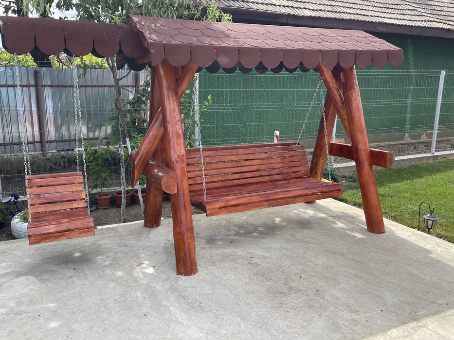 Leagan din lemn masiv