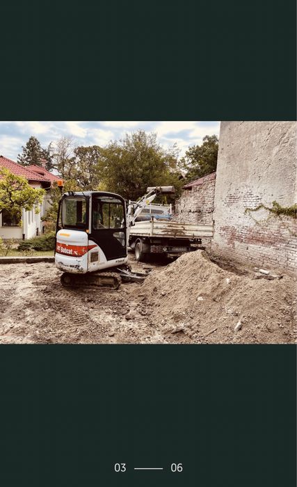 Inchiriez miniexcavator,bobcat,Buldoexcavator