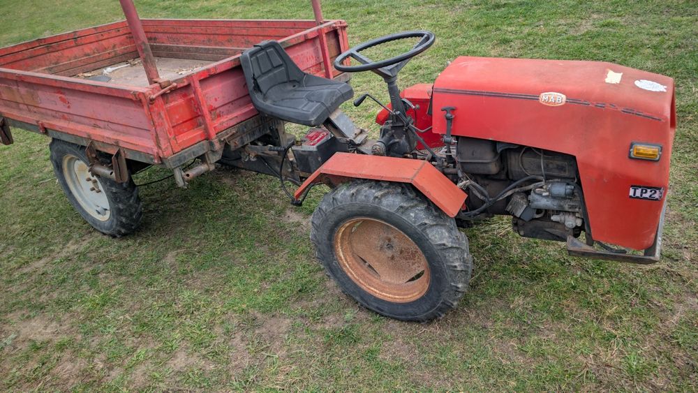 Motoagricola 4x4 tractor, Italia, lombardini 21 cp