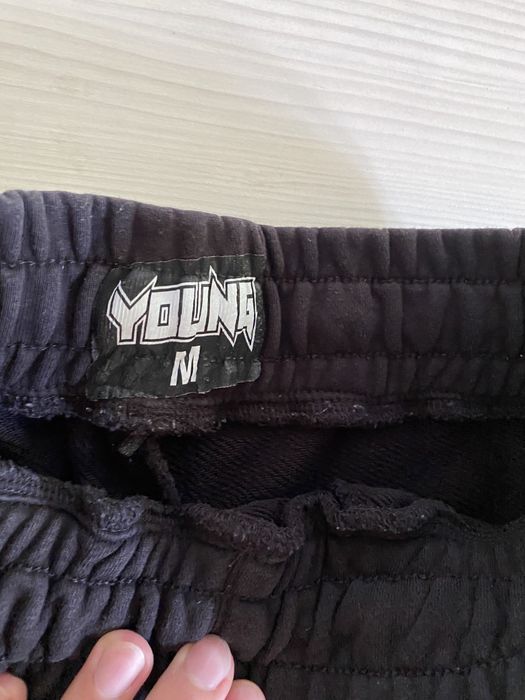 pantaloni youg rich white scurti