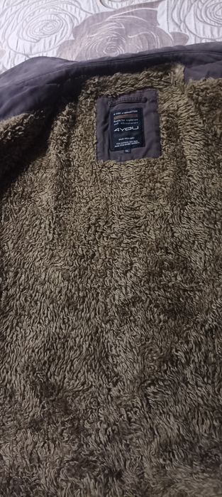 Мъжка шуба къса с подплата