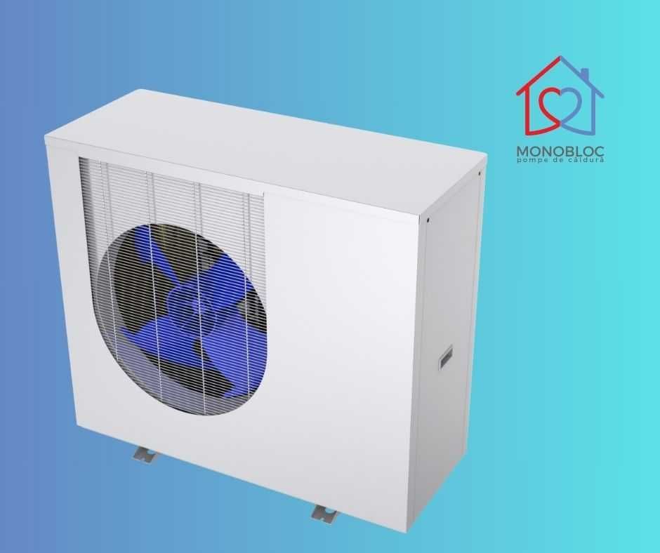Sistem complet Pompă Căldură Monobloc R290 8.3kW| compresor Mitsubishi