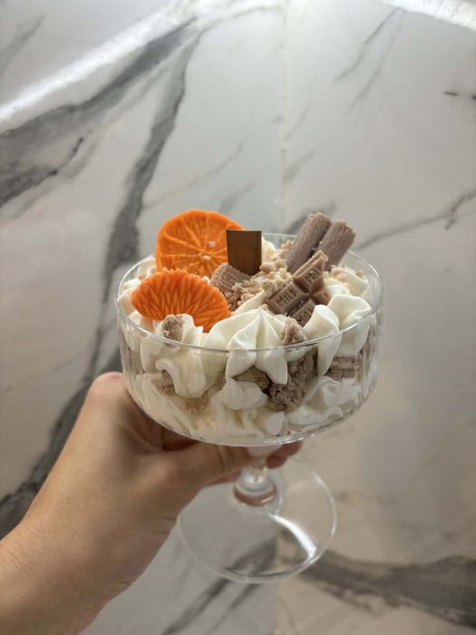 Коледни соеви свещи ръчна изработка