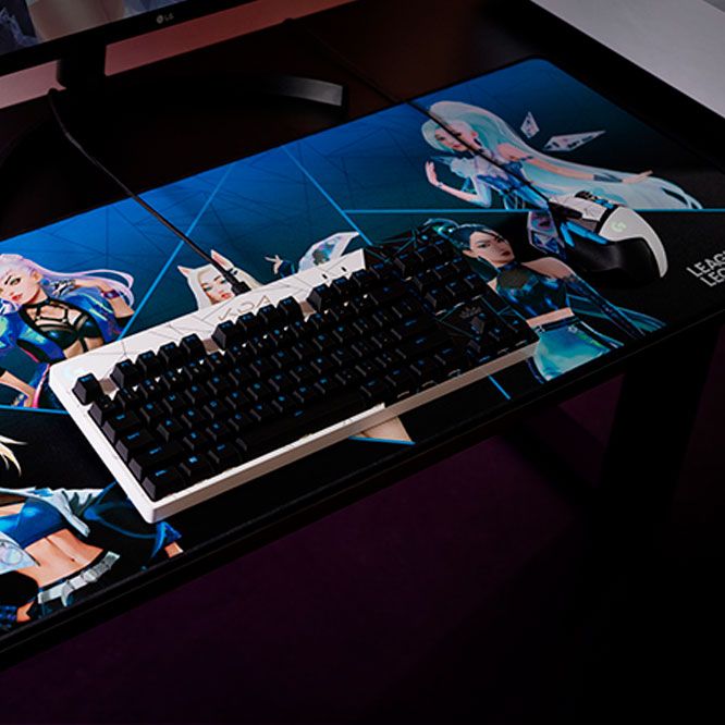 Коврик для игровой мышки Logitech G840 KDA XL Cloth Gaming Mouse Pad