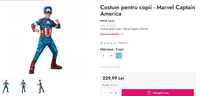 Costum pentru copii - Marvel Captain America, marimea L
